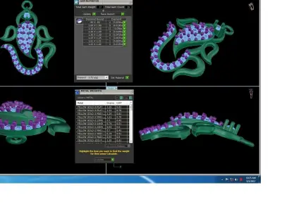 Spiritual Ganesha Pendant 3D print model