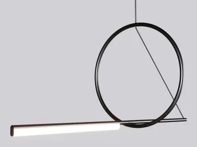 CERCLE  TRAIT PENDANT by CVL Luminaires Low-poly 3D model