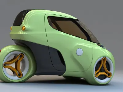 Piranha EV-3v1 Concept 2023 3D model