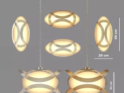 Ceiling light Free 3D model