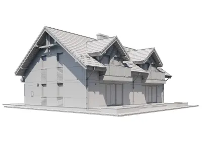 Cottage V9 3D model