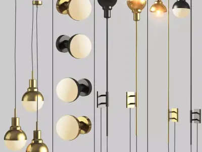 Helmet Light Set Aromasdelcampo 3D model