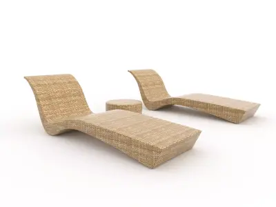 Sun Lounger 26 3D model
