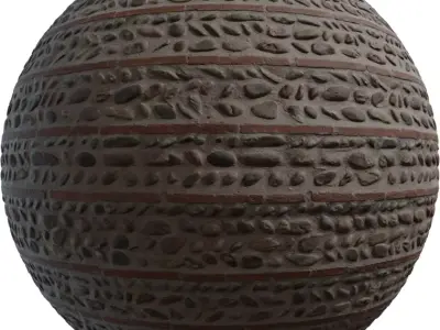 Rough Demolished Brick Wall Texture