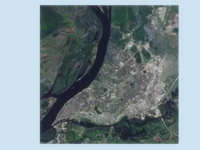 Samara city 3D model