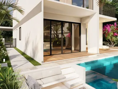 3D Exterior Scene 3D model design garden and landscape 3D  3D model buy