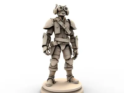 steampunk robotic 3 3D print model