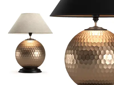 Golden Lamp 3D model