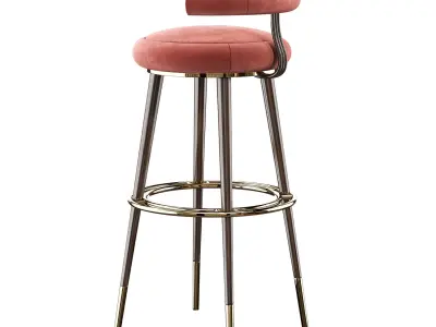 BAR CHAIR BETSY Low-poly 3D model