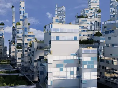 Future City A 4 3D model