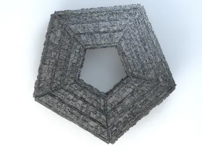 Sci -Fi Shapes - The Pentagon 3D model