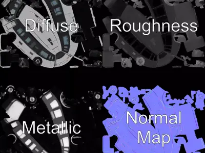 Sleek Silver Bus model pack Low-poly 3D model