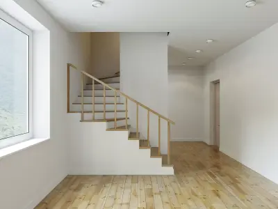 Empty interior 3D model