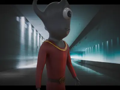  Alien Friendly 3D model