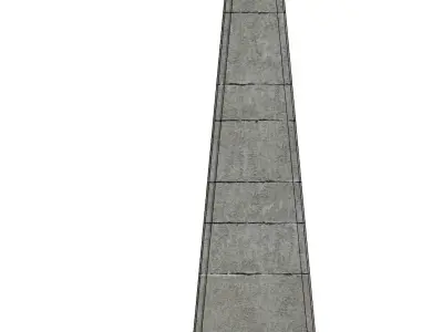 Podhering Obelisk Low-poly 3D model