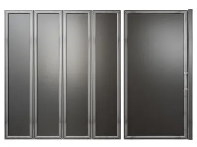 wooden classical door 3D model