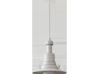 OTTAVA OTTAWA Hanging lamp aluminum 3D model