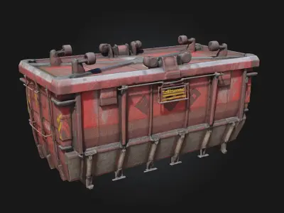 Cargo Container  Industrial Standard for Endless Utility 3D model