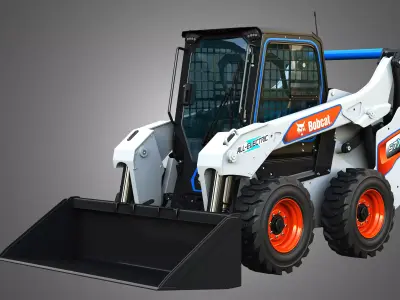 S7X All Electric Skid Steer Loader - Bucket 3D model