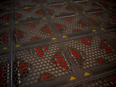 Sci-Fi panel material pack Texture