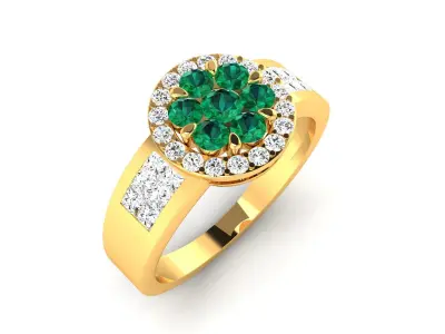 Women Ring  Render 3dm STL OBJ FBX Details 3D print model 179