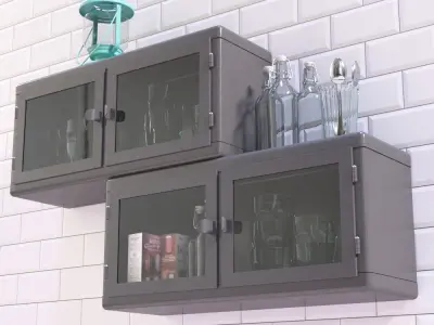 RASKOG Wall cabinet 3D model