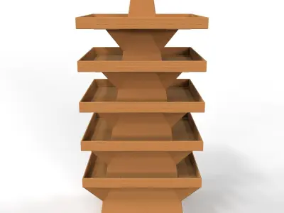 Point of Sale Cardboard Display Stand Texture
