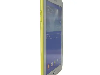 Samsung Galaxy Tab 3 Lite 7 0 3G Yellow 3D model