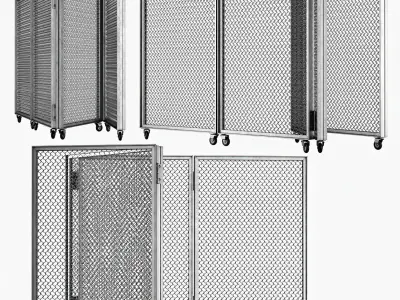 Screen metal 3D model