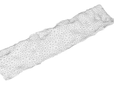 Snow 07 PBR Low-poly 3D model