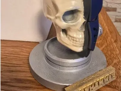 Sci-fi Skull Helmet  3D print model
