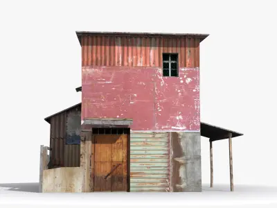 Slum x20 Low-poly 3D model purchase