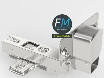 Cabinet hinge 2 3D model