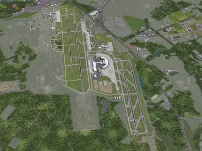 Sapporo - New Chitose Airport - CTS Low-poly 3D model