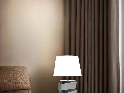 Table Lamp 3D print model 15
