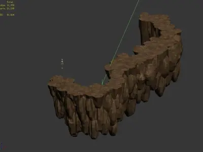 Mountain - Mountain Road - 03 3D model