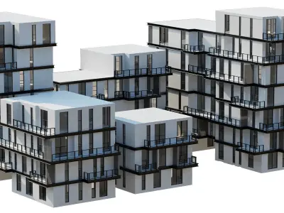 RESIDENTIAL BUILDING NO45 A 3D model