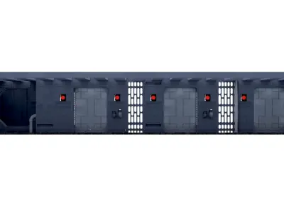 Set 7a - Death Star Hallway 1 1-6 scale Hottoys 3D Model Pack