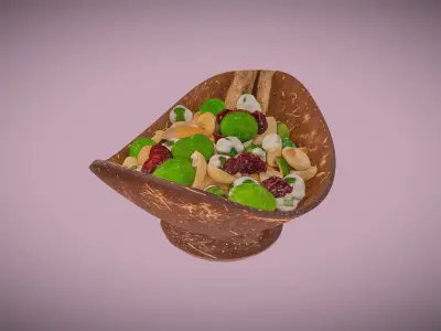 Wasabi and Nuts Trail Mix 3D model