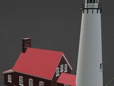 Michigan Lighthouses Free 3D print model