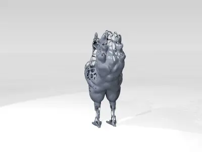 Chiken Dust Voronoi 3D model