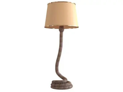 Corner Snake Lamp 3D model
