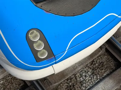  Modern European intercity train 