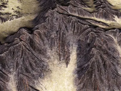 Mountains desert 3D model