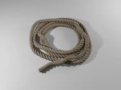 Rope climb 3D model