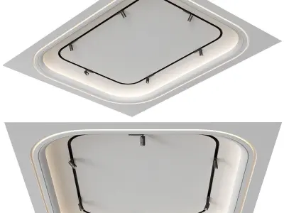 Modern ceiling RJ Easy Design 03 3D model