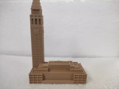 Metropolitan clock Tower 3D print model