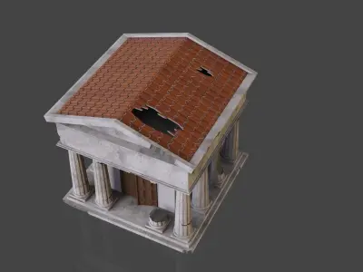 Little Bank Low-poly 3D model
