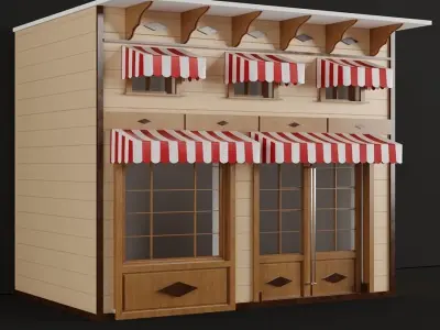 Children playhouse A restaurant for kids 3D model