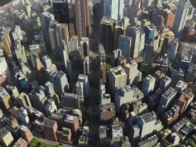 Round city C3 Low-poly 3D model